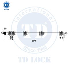 CHỐT CỬA CỬA GỖ - BCH-68006-2