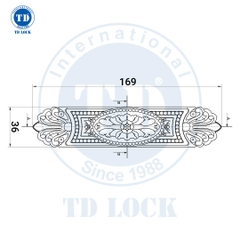 CREMONE CỬA GỖ - BCM-68311-G GOLD