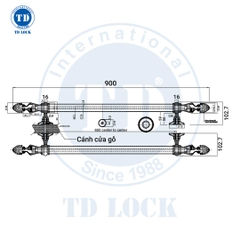 TAY NẮM SẢNH CỬA GỖ - BPH-680900-2 CỬA SẢNH