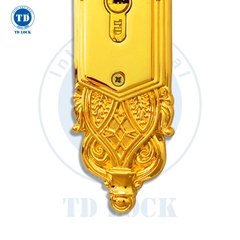 KHÓA TAY GẠT CỬA GỖ ROMA - BDH-340340-G CỬA CHÍNH GOLD