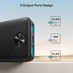 Sạc dự phòng Joyroom PBF15 sạc nhanh 22.5W Digital Display Fast Charging Power Bank dùng cho điện thoại iPhone, Samsung