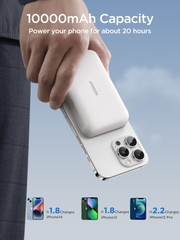 Sạc dự phòng iPhone Joyroom W020 công suất 20W 10000mAh nam châm magsafe - Chứng nhận CCC-FCC-CE