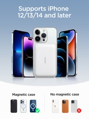 Sạc dự phòng iPhone Joyroom W020 công suất 20W 10000mAh nam châm magsafe - Chứng nhận CCC-FCC-CE