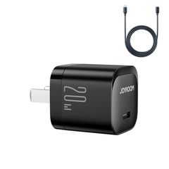 Cóc sạc Joyroom 20W TCF02 PD mini Charger-Black EU