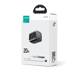 Cóc sạc Joyroom 20W TCF02 PD mini Charger-Black EU