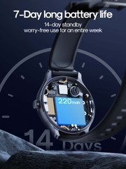 Đồng hồ thông minh Joyroom FC1 Classic Series Smart Watch thể thao chống nước với 20 môn thể thao, đo huyết áp, nhịp tim