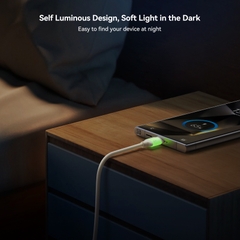 Cáp sạc Joyroom A53 Fluorescent A53 sạc nhanh 60W truyền dữ liệu C to C dùng cho iPhone, iPad