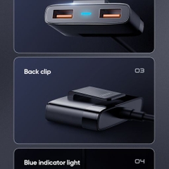 Tẩu sạc nhanh Joyroom CL03 Multi 5 cổng USB