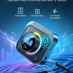 Tẩu sạc nhanh Joyroom hỗ trợ phát nhạc qua Bluetooth CL18 Car Wireless FM Transmitter