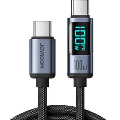 Cáp sạc iPhone Joyroom Prism Series Digital Display Fast Charging Data Cable có màn hình hiển thị công suất nhiều phiên bản sạc type c công suất lên 100w