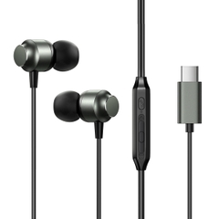 Tai nghe có dây Joyroom EC06 cổng Type C thiết kế kim loại Earbuds dùng cho điện thoại, laptop, máy tính