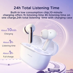 Tai nghe không dây Joyroom Jbuds Series BC1 True Wireless ANC chồng ổn chủ động, âm thanh chất lượng dùng cho điện thoại, máy tính bảng, máy tính laptop