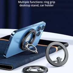 Giá đỡ điện thoại Joyroom JR-ZS294 Multifunctional Magnetic Phone Ring Grip -Black