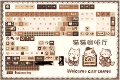 Bộ keycap Cat Coffe (MOA / PBT Dyesub)