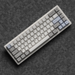 Bộ keycap JKDK Gray & White Piano (Cherry / PBT Dyesub)