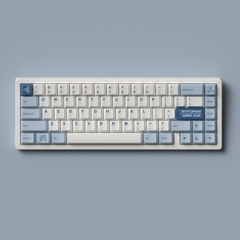 Bộ keycap JKDK White & Blue Hydrogen (Cherry / PBT Dyesub)