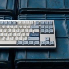 Bộ keycap JKDK White & Blue Hydrogen (Cherry / PBT Dyesub)