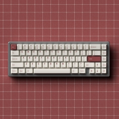 Bộ keycap JKDK Red on White (Cherry / PBT Dyesub / 131 nút)