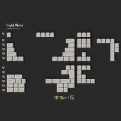 Bộ keycap MW Alhambra R2 (Cherry profile / PBT Double-shot)