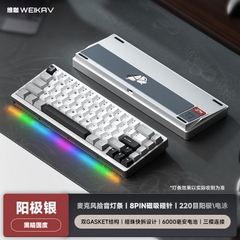 Nut65 - Kit bàn phím cơ nhôm 3 mode LED RGB