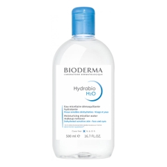 Dung dịch tẩy trang Bioderma Hydrabio H2O Moisturising Micellar Water makeup remover 500ml dành cho da khô BDRMKR01