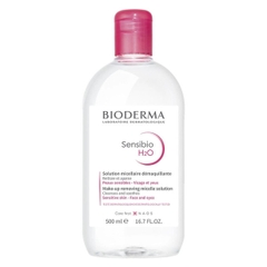 Dung dịch tẩy trang Bioderma Sensibio H2O Micellar Water makeup remover 500ml dành cho da nhạy cảm BDRMKR03