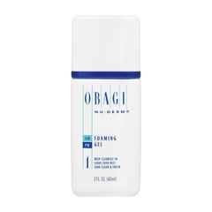 Sữa rửa mặt Obagi Nu Derm Foaming Gel 60ml làm sạch sâu cho da thường đến da dầu OBGSRM04