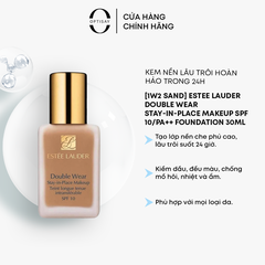 [1W2 Sand] Kem Nền Lâu Trôi Estee Lauder Double Wear Stay-in-Place Makeup SPF 10/PA++ Foundation 30ml ESLKN03