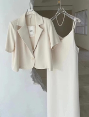 Set áo vest mix váy-TN9.0107