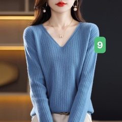 Áo len cổ tim-Tn8.0112