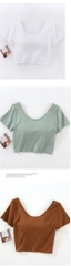 Áo crop kèm bra- TN3.0106