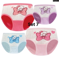 Set 4 quần chip bé gái - TN7.1305