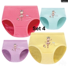 Set 4 quần chip bé gái - TN7.1305