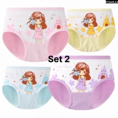 Set 4 quần chip bé gái - TN7.1305