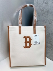 Túi Tote MLB Basic Canvas Vertical Boston Red Sox 3AORM033N-43CRD