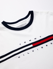 Áo Tommy Hilfiger Essential Flag Logo White 7849807 100