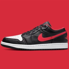 Jordan 1 LOW Black Fire Red 553558 063