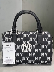 Túi MLB Classic Monogram JQD Boston Bag S NY Black 3ABWS013N 50BKS