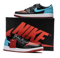 Jordan 1 Retro Low Black Blue Red CZ0775 046