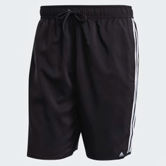 Quần adidas Nam Classic Length 3 Stripes Swim Shorts Black GQ1103