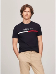 Áo Tommy Hilfiger Flag Logo Thêu Navy 78JA947 410