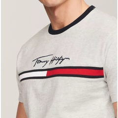 Áo Tommy Hilfiger Flag Logo Thêu Grey 78JA947 050