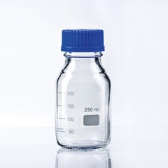 Chai trung tính nắp vặn trắng 250ml- Trung Quốc