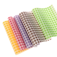 Giấy thấm dầu kẻ caro size 18x18 - màu vàng