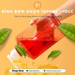 Bình bơm đường nhựa 1600ml 10cc