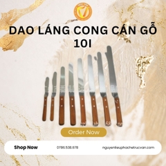 DAO LÁNG CONG CÁN GỖ 10I