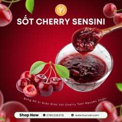 Mứt / Sốt cherry sensini 1.36kg