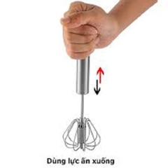 Cây đánh café cầm tay bằng lò xo _inox