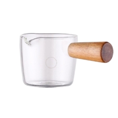 Cốc rót sữa thủy tinh cầm tay