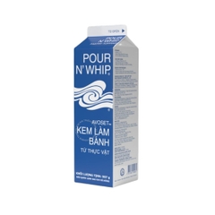 Kem Làm Bánh Avoset Pour N'Whip Pastry Topping Hộp 907g (Xanh dương)